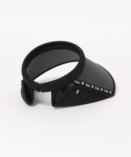 FILA(フィラ)の「【FILA】FLW MESH SIDEUP VISOR(サンバイザー・レディース・ブラック/ネイビー/ブラウン・FREE)」の4枚目の写真
