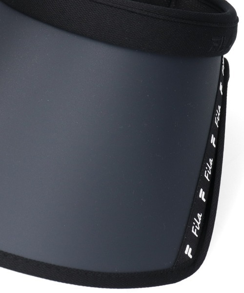 FILA(フィラ)の「【FILA】FLW MESH SIDEUP VISOR(サンバイザー・レディース・ブラック/ネイビー/ブラウン・FREE)」の8枚目の写真