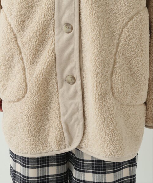 RAY CASSIN(レイカズン)の「スウェード切替リングボアブルゾン(ブルゾン・レディース・ベージュ/モカ・FREE)」の12枚目の写真