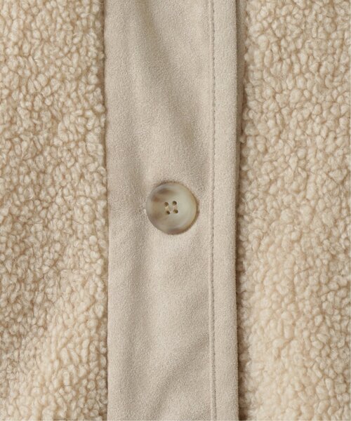 RAY CASSIN(レイカズン)の「スウェード切替リングボアブルゾン(ブルゾン・レディース・ベージュ/モカ・FREE)」の16枚目の写真