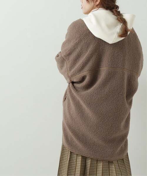 RAY CASSIN(レイカズン)の「スウェード切替リングボアブルゾン(ブルゾン・レディース・ベージュ/モカ・FREE)」の20枚目の写真