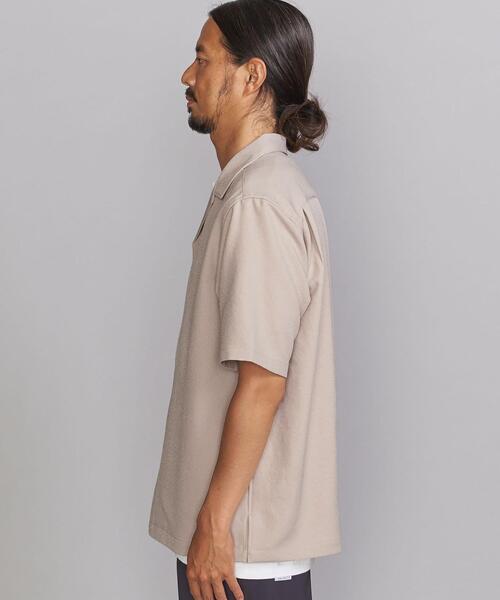 BEAUTY&YOUTH UNITED ARROWS（ビューティーアンドユースユナイテッドアローズ）の「BY クリア ジョーゼット リラックスレギュラー シャツ（シャツ/ブラウス・メンズ・ベージュ/ネイビー/ブラウン・SMALL/MEDIUM/LARGE/X-LARGE）」の5枚目の写真