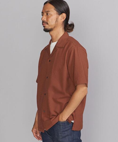 BEAUTY&YOUTH UNITED ARROWS（ビューティーアンドユースユナイテッドアローズ）の「BY クリア ジョーゼット リラックスレギュラー シャツ（シャツ/ブラウス・メンズ・ベージュ/ネイビー/ブラウン・SMALL/MEDIUM/LARGE/X-LARGE）」の10枚目の写真