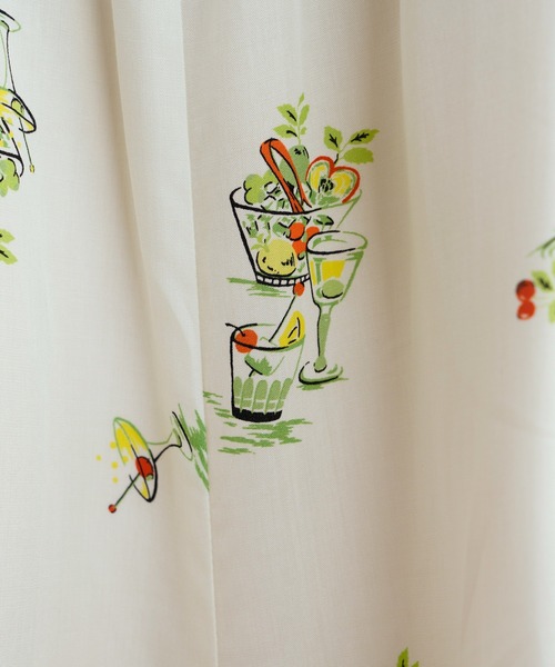 BEARDSLEY(ビアズリー)の「フルーツソーダプリントパンツ(その他パンツ・レディース・グレー/アイボリー・FREE)」の14枚目の写真