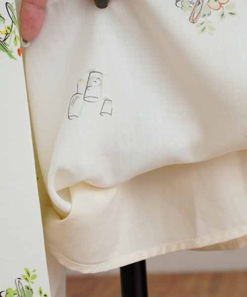 BEARDSLEY(ビアズリー)の「フルーツソーダプリントパンツ(その他パンツ・レディース・グレー/アイボリー・FREE)」の10枚目の写真