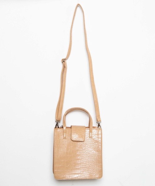 WEGO（ウィゴー）の「WEGO/2wayマルチルームショルダーバッグ（ショルダーバッグ・レディース・ブラック/ベージュ/オフホワイト・FREE）」の3枚目の写真