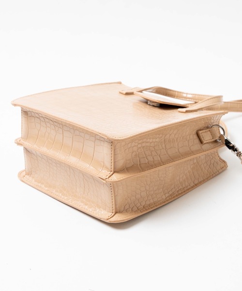 WEGO（ウィゴー）の「WEGO/2wayマルチルームショルダーバッグ（ショルダーバッグ・レディース・ブラック/ベージュ/オフホワイト・FREE）」の7枚目の写真