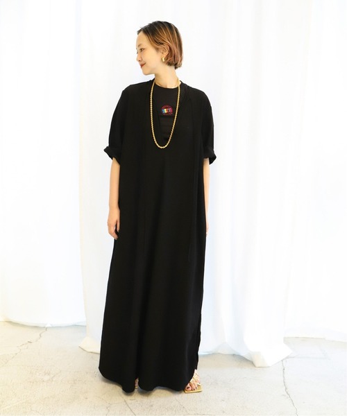Cityshop ASA/C KAFTAN DRESS ブラックサイズs CITYSHOP(シティーショップ)の「ASA/C KAFTAN DRESS 2