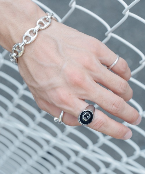 Perushu（ペルーシュ）の「【Silver925】Pボールリング（リング・メンズ・B/A・FREE）」の3枚目の写真