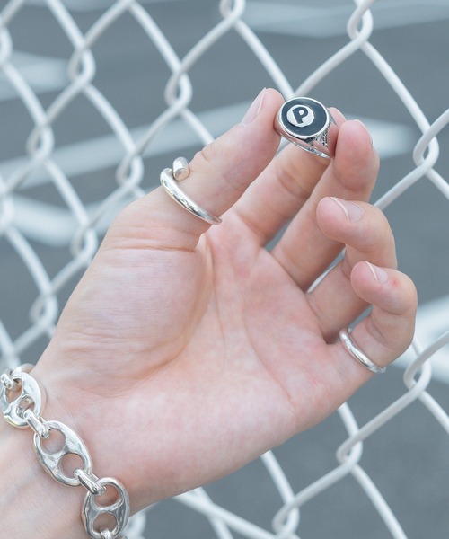 Perushu（ペルーシュ）の「【Silver925】Pボールリング（リング・メンズ・B/A・FREE）」の5枚目の写真