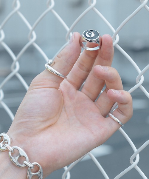 Perushu（ペルーシュ）の「【Silver925】Pボールリング（リング・メンズ・B/A・FREE）」の8枚目の写真