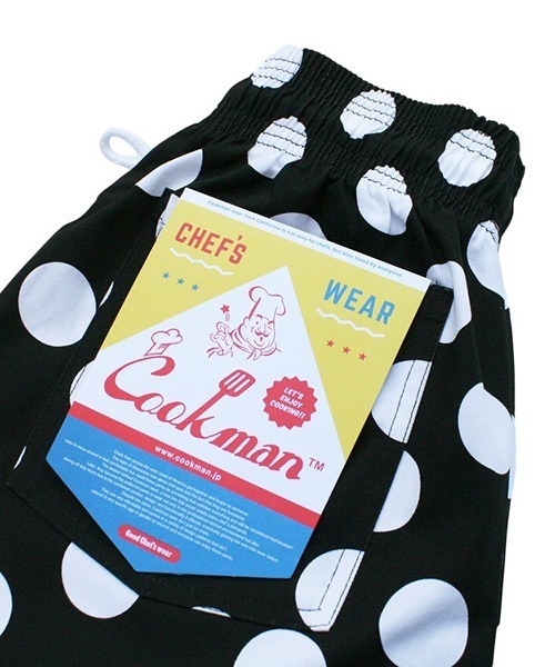 COOKMAN（クックマン）の「Cookman クックマン シェフショートパンツ ハーフパンツ イージーパンツ Big dots Black（その他パンツ・メンズ・ブラック・MEDIUM/LARGE）」の7枚目の写真