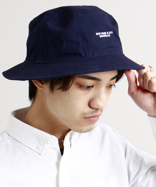 WEGO（ウィゴー）の「WEGO/NEWYORK＆CITYバケットハット（ハット・メンズ・ホワイト/ブラック/ネイビー/その他1・FREE）」の3枚目の写真