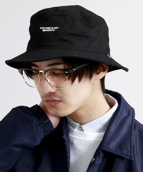WEGO（ウィゴー）の「WEGO/NEWYORK＆CITYバケットハット（ハット・メンズ・ホワイト/ブラック/ネイビー/その他1・FREE）」の2枚目の写真