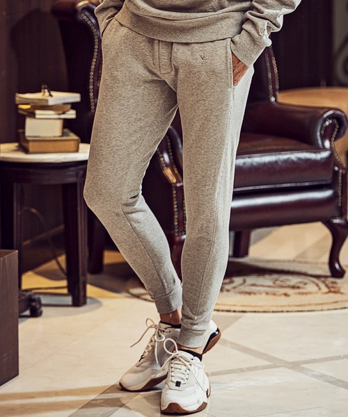 1PIU1UGUALE3  RELAX （ウノピゥウノウグァーレトレ リラックス）の「1PIU1UGUALE3 RELAX(ウノピゥウノウグァーレトレ)ブランドロゴ コード刺繍 スウェットパンツ ロングパンツ（スウェットパンツ・メンズ・ブラック/トップグレー・S/M/L/XL/XXL）」の9枚目の写真