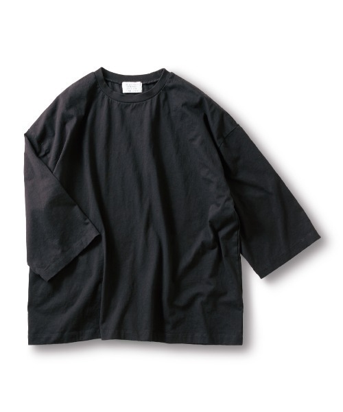 Sunny clouds（サニークラウズ）の「サニークラウズ　半端袖Ｔシャツ（Tシャツ/カットソー・メンズ・オレンジ系その他/ブラック・SMALL/LARGE/MEDIUM/BL）」の14枚目の写真