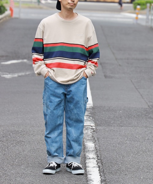Levi's（リーバイス）の「【Levi's】マルチボーダーロンＴ（Tシャツ/カットソー・メンズ・キナリ・L/M/S）」の12枚目の写真