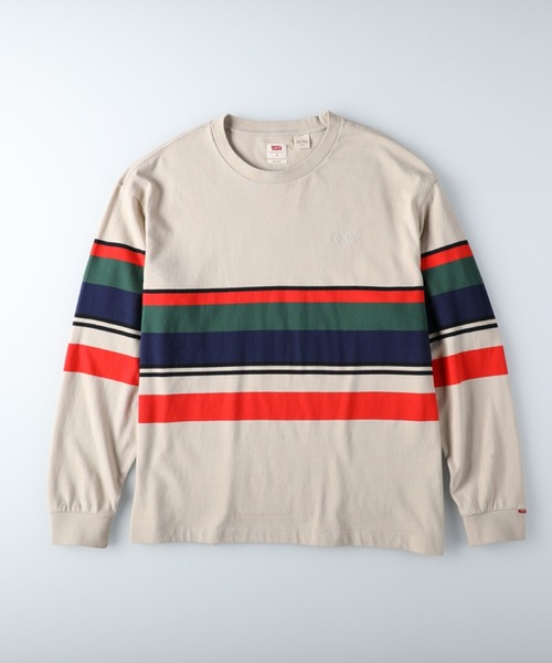 Levi's（リーバイス）の「【Levi's】マルチボーダーロンＴ（Tシャツ/カットソー・メンズ・キナリ・L/M/S）」の9枚目の写真