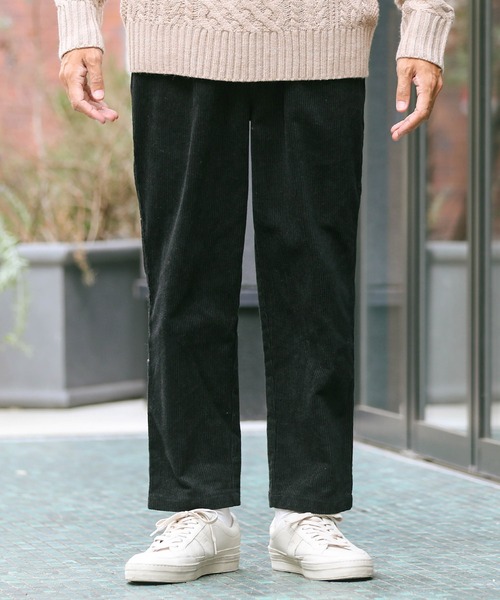 roshell（ロシェル）の「コーデュロイ イージー ワイド テーパードパンツ（その他パンツ・メンズ・ブラック/ベージュ系その他/ブラウン/チャコールグレー・MEDIUM/LARGE）」の12枚目の写真