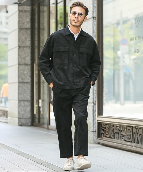 roshell（ロシェル）の「コーデュロイ イージー ワイド テーパードパンツ（その他パンツ・メンズ・ブラック/ベージュ系その他/ブラウン/チャコールグレー・MEDIUM/LARGE）」の13枚目の写真