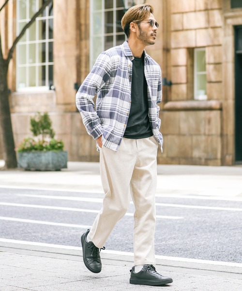 roshell（ロシェル）の「コーデュロイ イージー ワイド テーパードパンツ（その他パンツ・メンズ・ブラック/ベージュ系その他/ブラウン/チャコールグレー・MEDIUM/LARGE）」の7枚目の写真