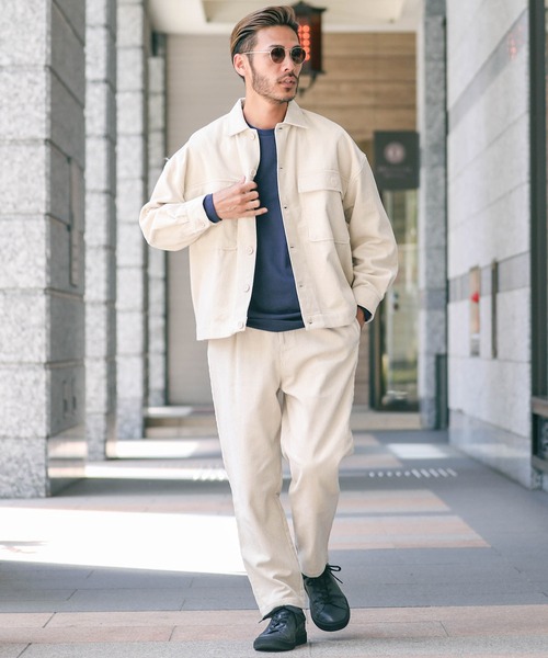 roshell（ロシェル）の「コーデュロイ イージー ワイド テーパードパンツ（その他パンツ・メンズ・ブラック/ベージュ系その他/ブラウン/チャコールグレー・MEDIUM/LARGE）」の11枚目の写真