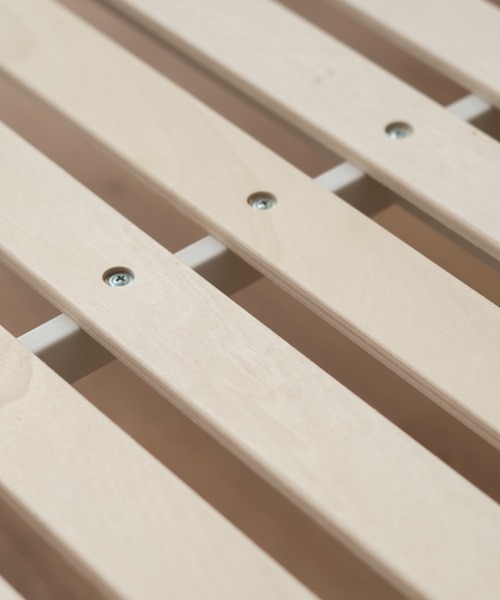 【新生活に】エムール　クローゼットに収納できる　四つ折り　折り畳みベすのこべッド クローゼットに収納できる 4つ折り すのこベッド シングルサイズ