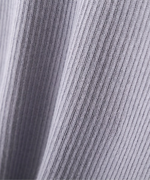 NATURAL BEAUTY BASIC（ナチュラルビューティーベーシック）の「ウールブレンドリブ タートル（ニット/セーター・レディース・ブラック/グレー/オフホワイト/ホワイト系その他/ブルー・MEDIUM）」の13枚目の写真