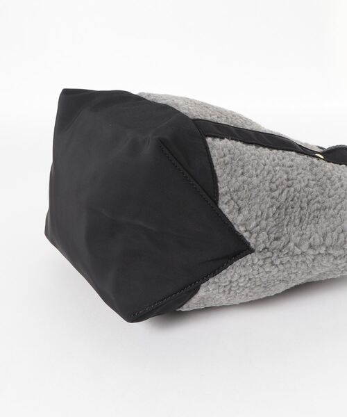 CONVERSE（コンバース）の「【CONVERSE/コンバース】ブランドロゴ ボア＆ツイル ミニトートバッグ（トートバッグ・レディース・ブラック/ベージュ/ブルーグリーン・FREE）」の6枚目の写真