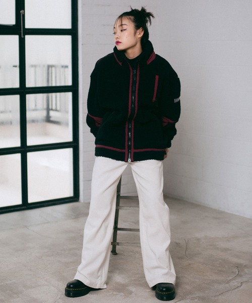 X-girl(エックスガール)の「CORDUROY EASY PANTS(その他パンツ・レディース・ホワイト/ライトブルー/ブラック・XS/S/M)」の14枚目の写真