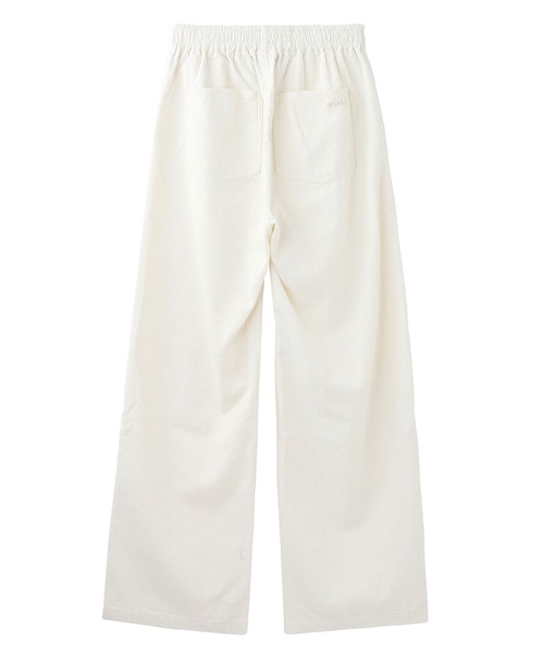 X-girl(エックスガール)の「CORDUROY EASY PANTS(その他パンツ・レディース・ホワイト/ライトブルー/ブラック・XS/S/M)」の4枚目の写真