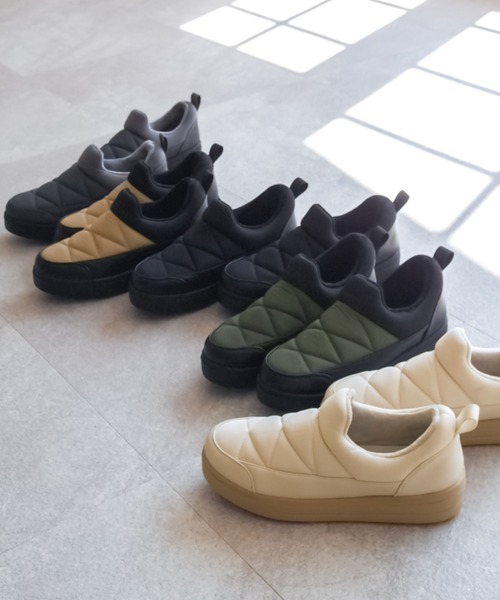 VIVIAN（ヴィヴィアン）の「防水防寒スリッポン（レインシューズ・レディース・ブラック/ベージュ/グレー/カーキ/アイボリー・LL/S/M/L）」の6枚目の写真