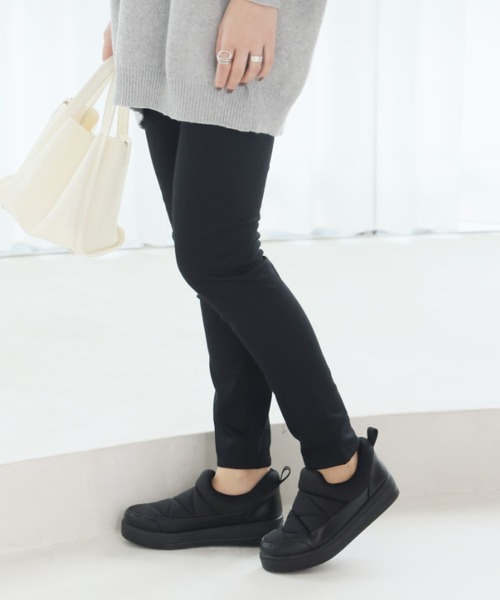 VIVIAN（ヴィヴィアン）の「防水防寒スリッポン（レインシューズ・レディース・ブラック/ベージュ/グレー/カーキ/アイボリー・LL/S/M/L）」の16枚目の写真