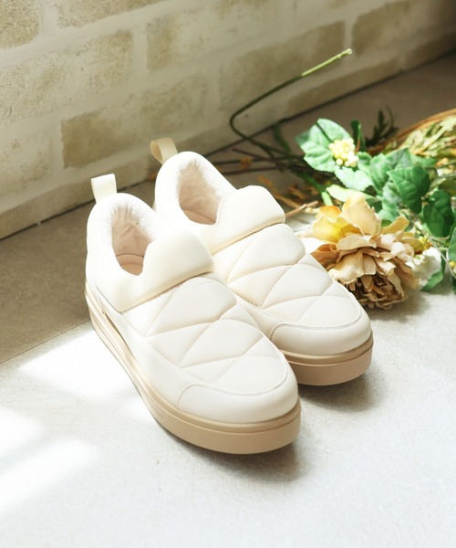 VIVIAN（ヴィヴィアン）の「防水防寒スリッポン（レインシューズ・レディース・ブラック/ベージュ/グレー/カーキ/アイボリー・LL/S/M/L）」の7枚目の写真