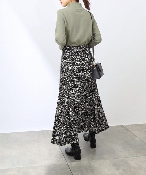 COLONY 2139(コロニートゥーワンスリーナイン)の「レオパード柄マーメイドスカート(スカート・レディース・ブラック/アイボリー・FREE)」の11枚目の写真