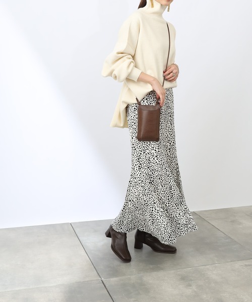 COLONY 2139(コロニートゥーワンスリーナイン)の「レオパード柄マーメイドスカート(スカート・レディース・ブラック/アイボリー・FREE)」の18枚目の写真