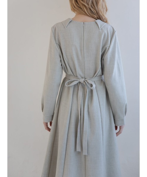 Ayla（アイラ）の「tuck pleats onepiece（ワンピース・レディース・ライトグレー/ベージュ・FREE）」の17枚目の写真