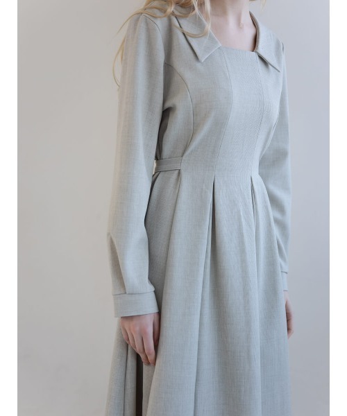 Ayla（アイラ）の「tuck pleats onepiece（ワンピース・レディース・ライトグレー/ベージュ・FREE）」の20枚目の写真