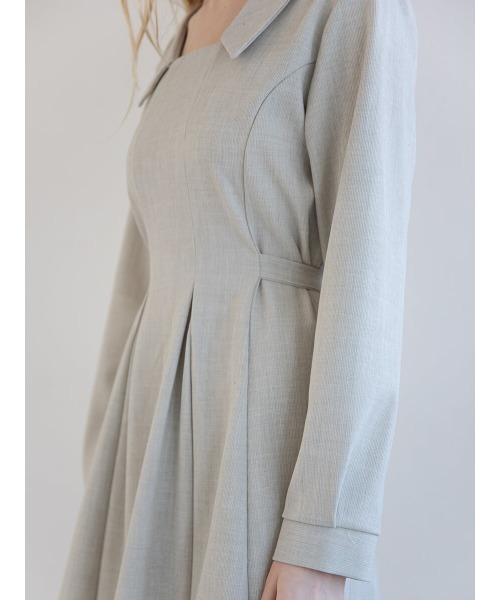 Ayla（アイラ）の「tuck pleats onepiece（ワンピース・レディース・ライトグレー/ベージュ・FREE）」の22枚目の写真