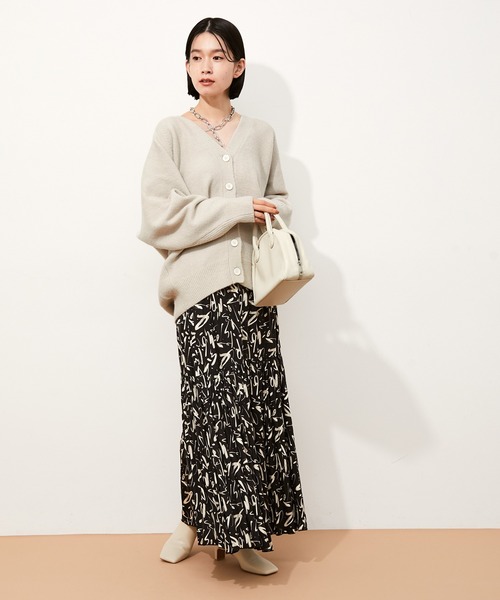 ADAM ET ROPE'(アダムエロペ)の「【アウトレット店舗・WEB限定】エラスティックドルマンカーディガン(カーディガン/ボレロ・レディース・チャコールグレー/ブルー/パープル系その他/ライトグレー・FREE)」の14枚目の写真