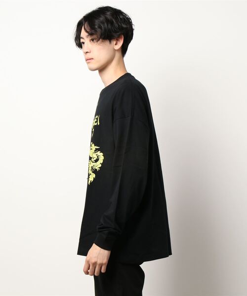 shei shei co LTD(シェイシェイシーオーエルティディ)の「【SHEI SHEI/シェイシェイ】DRAGON L/S TEE(Tシャツ/カットソー・メンズ・ホワイト/ブラック・FREE)」の4枚目の写真