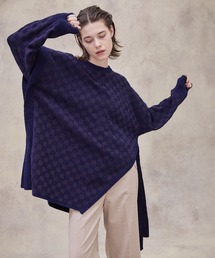 パイルジャガードアシメニット