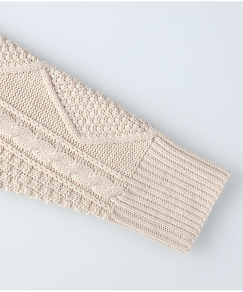 HONEYSUCKLE ROSE(ハニーサックルローズ)の「【HONEYSUCKLE ROSE】フェイクレイヤードニット(ニット/セーター・レディース・ベージュ/ブラック/オフホワイト・L/M)」の20枚目の写真