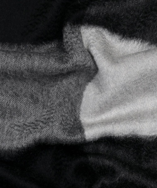 Paul Smith COLLECTION（ポールスミスコレクション）の「ブロックチェック カシミヤマフラー / 214553 FS（マフラー・メンズ・ブルー系その他/ベージュ系その他/グレー系その他・FREE）」の6枚目の写真