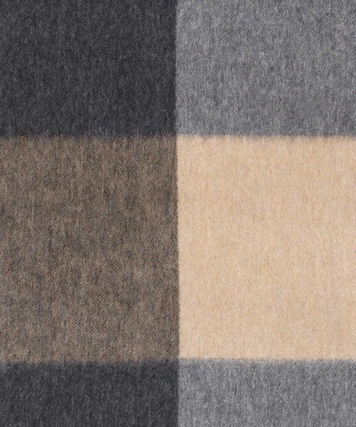 Paul Smith COLLECTION（ポールスミスコレクション）の「ブロックチェック カシミヤマフラー / 214553 FS（マフラー・メンズ・ブルー系その他/ベージュ系その他/グレー系その他・FREE）」の8枚目の写真