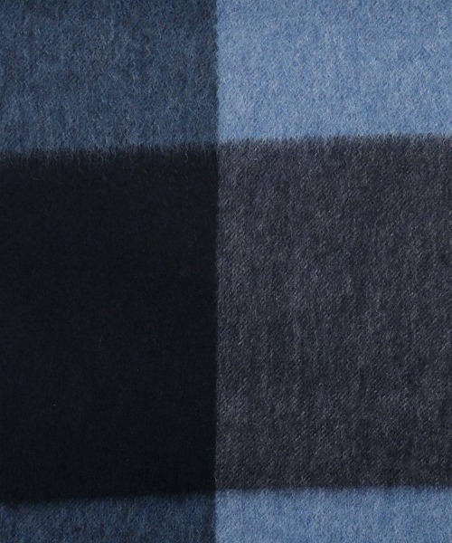 Paul Smith COLLECTION（ポールスミスコレクション）の「ブロックチェック カシミヤマフラー / 214553 FS（マフラー・メンズ・ブルー系その他/ベージュ系その他/グレー系その他・FREE）」の11枚目の写真