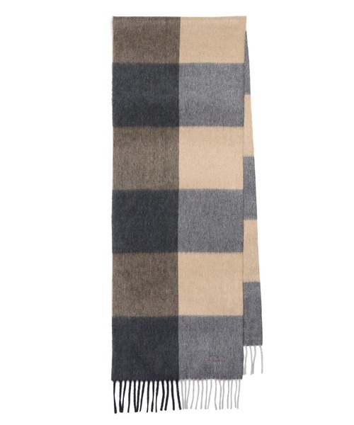 Paul Smith COLLECTION（ポールスミスコレクション）の「ブロックチェック カシミヤマフラー / 214553 FS（マフラー・メンズ・ブルー系その他/ベージュ系その他/グレー系その他・FREE）」の13枚目の写真