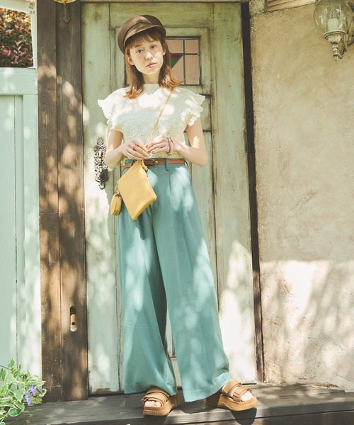 Crisp（クリスプ）の「細レザーベルト（ベルト・レディース・ブラウン/キャメル・FREE）」の20枚目の写真