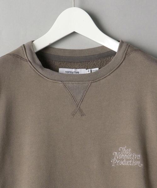 nonnative(ノンネイティブ)の「<nonnative(ノンネイティブ)> 40 SWEAT/カットソー □□(スウェット・メンズ・ベージュ・1/2)」の3枚目の写真