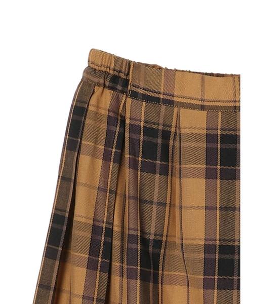 AMERICAN HOLIC（アメリカンホリック）の「ラップ風プリーツスカート（スカート・レディース・カーキ/グリーン/マスタード・M/L）」の11枚目の写真